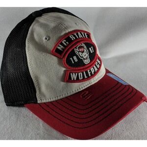 Adidas Adult Fitted Small/Medium NC State‎ Wolfpack Baseball Hat Cap NEW
